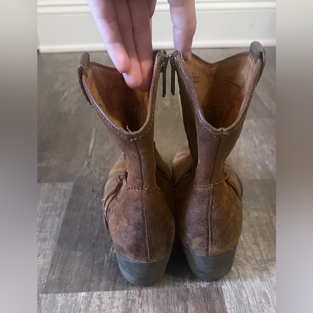 FINAL PRICE Born Leather Brown Boots - Picture 6 of 6